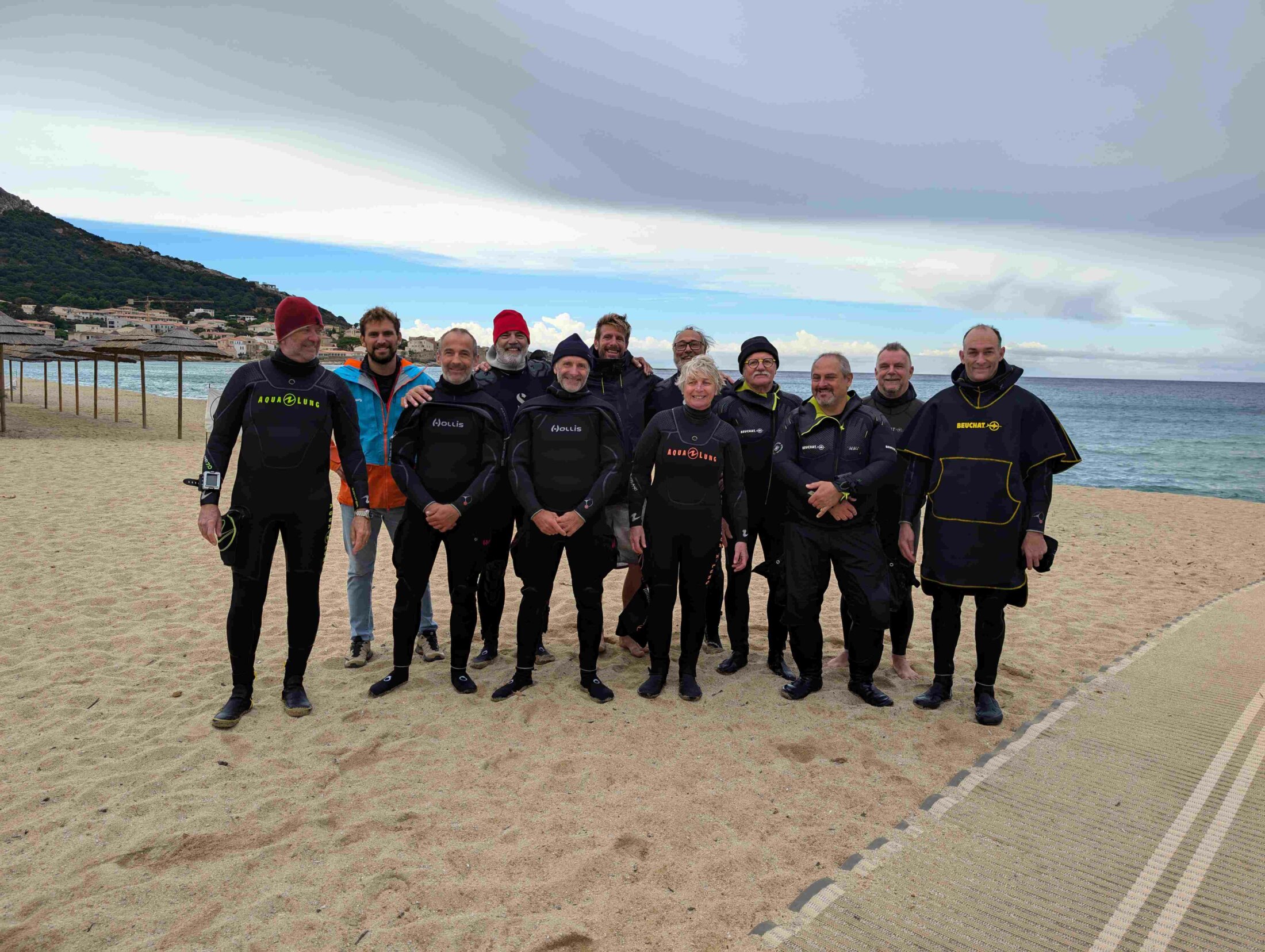 Une Belle Brochette De Plongeurs