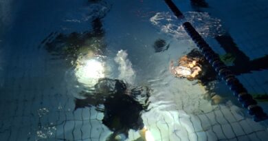 Une nocturne à la piscine